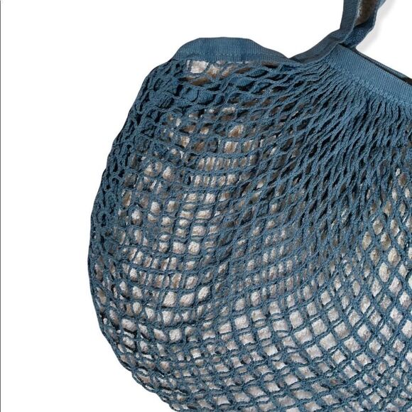 NWT Wool + Pepper Co. Reusable Cotton Mesh Tote Bag - Picture 2 of 2